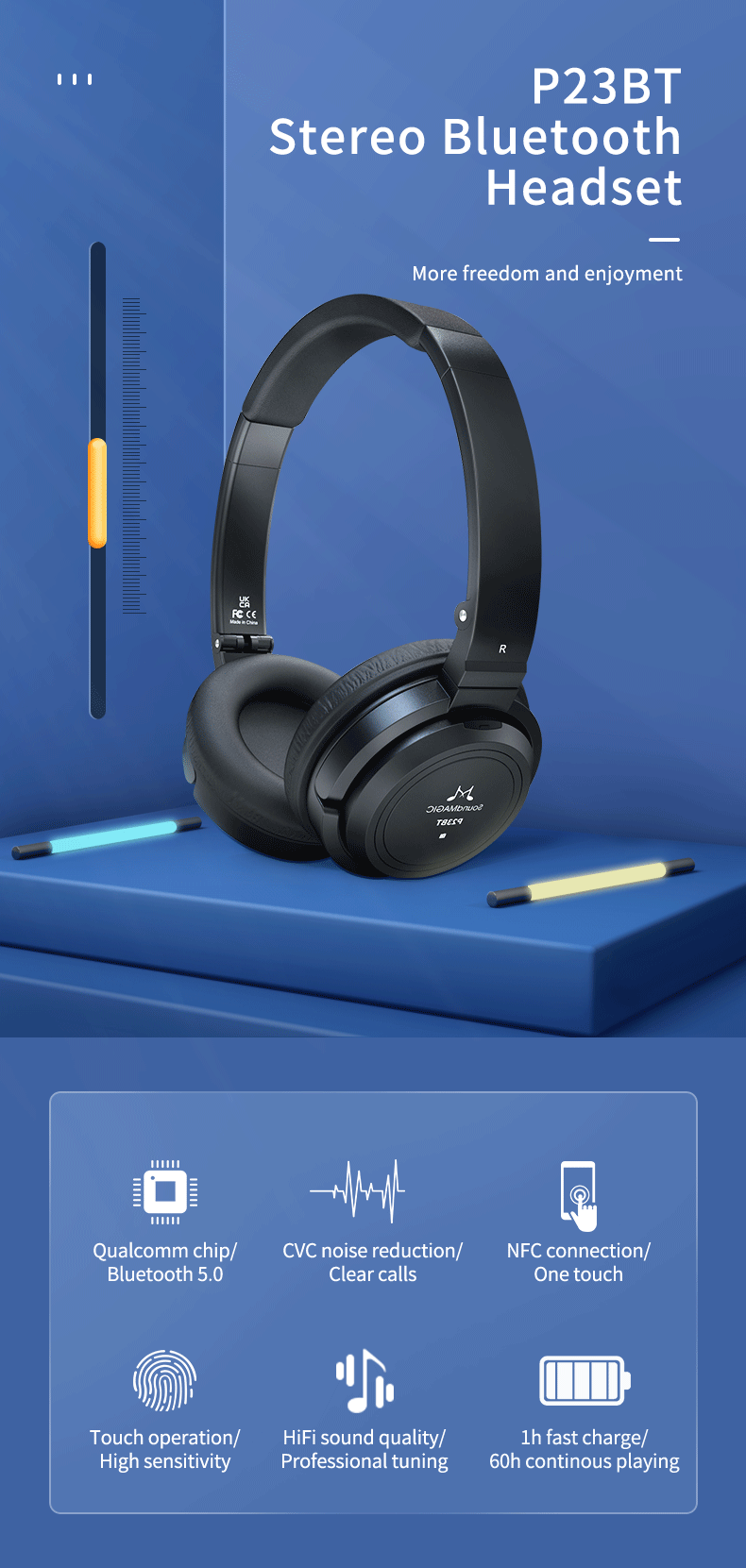 SoundMAGIC P23BT On Ear - Bild 4