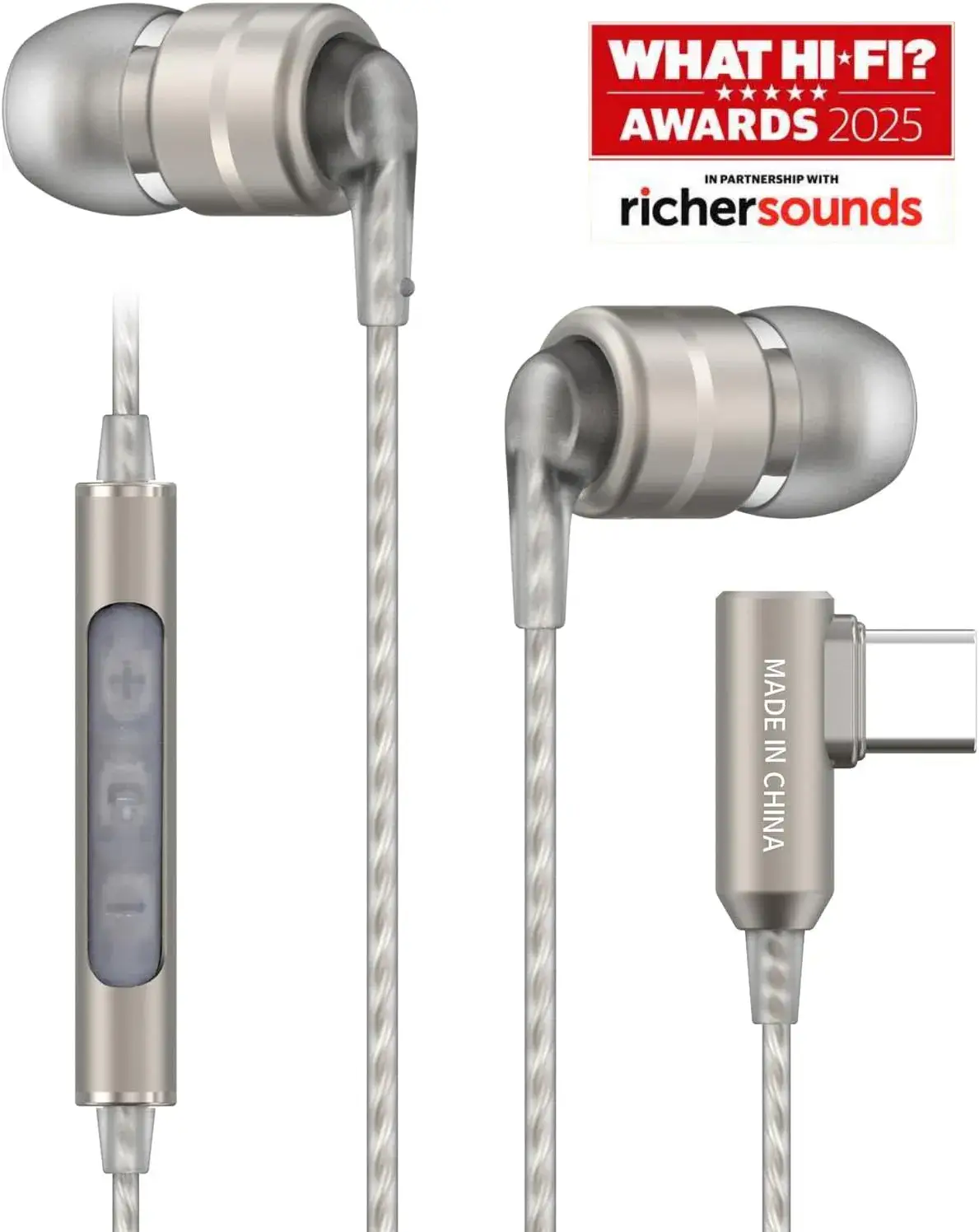 SoundMAGIC E80D - In Ear med USB-C kontakt Dark Gun